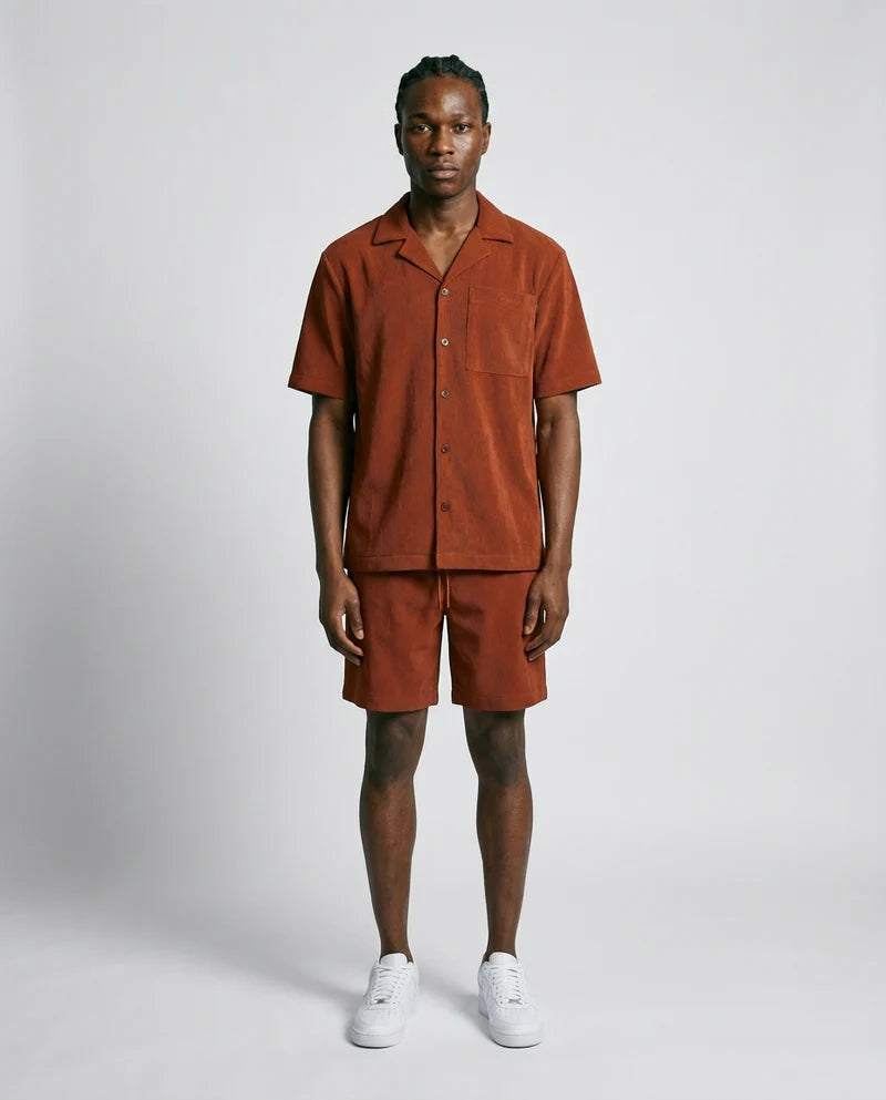 Benjart Resort Shirt - Burnt Orange