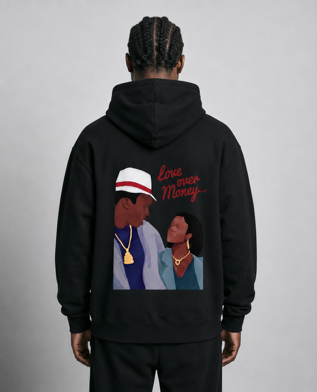 Benjart Love over Money Hoody - Black