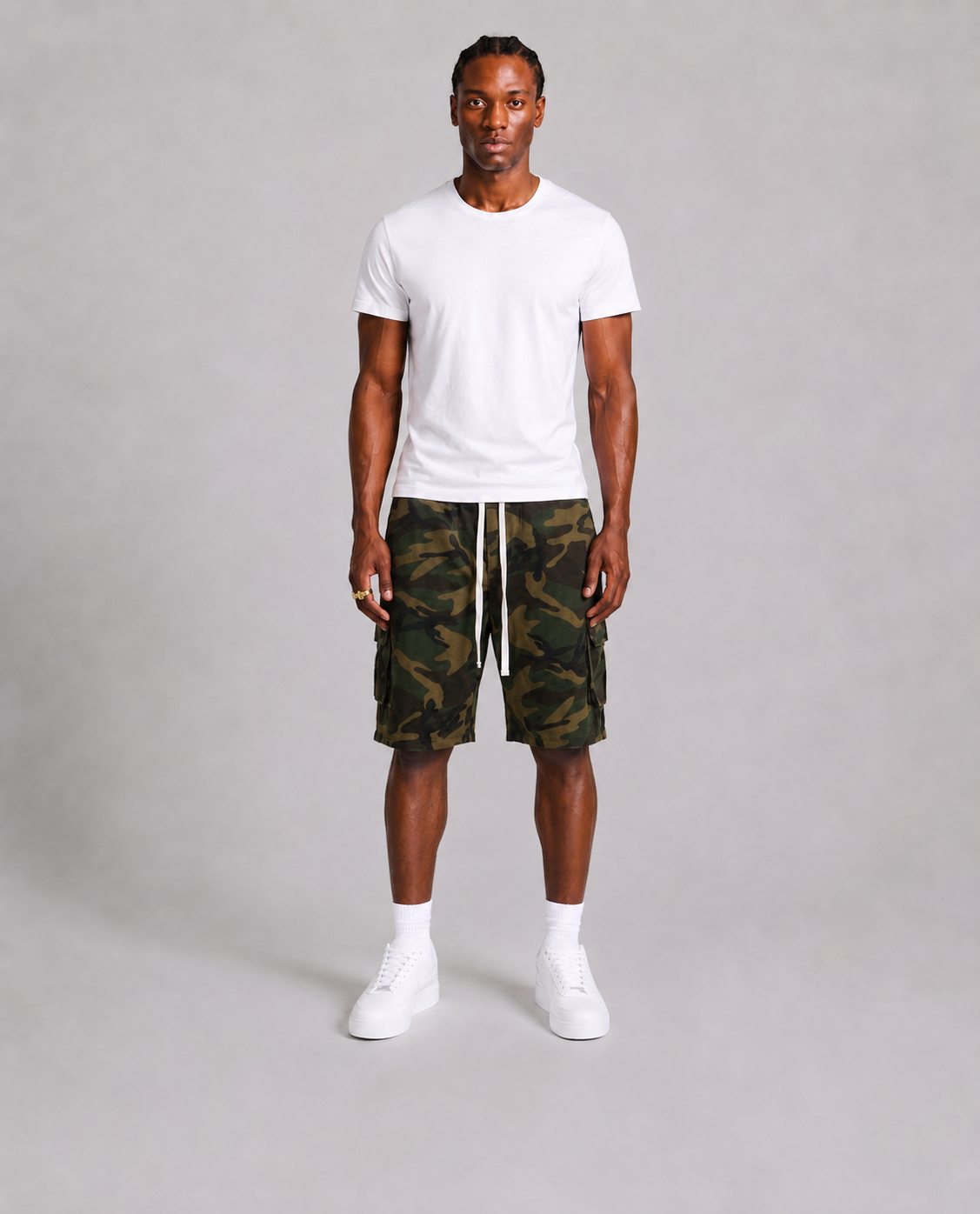 Benjart Camo Shorts