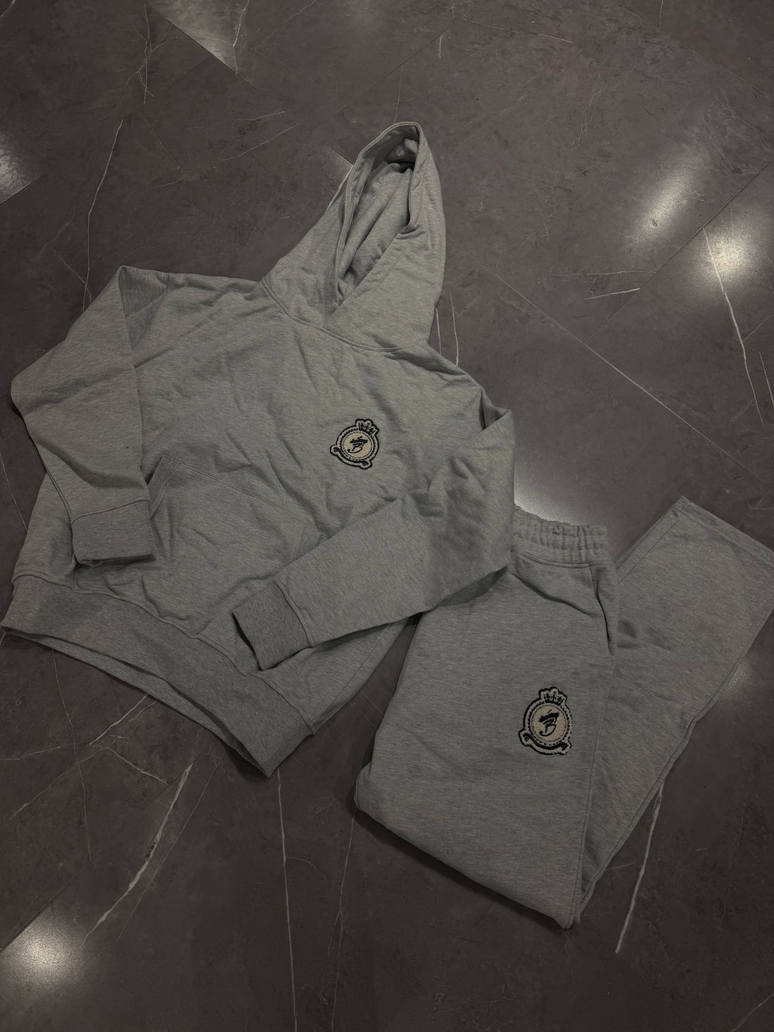 1/1 Chenille Grey Tracksuit SIZE M