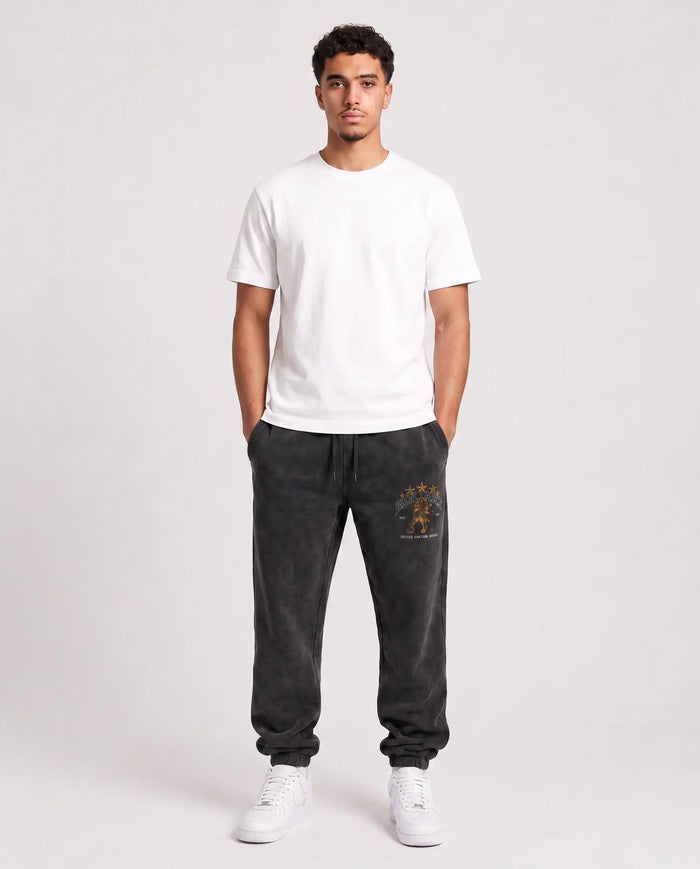 Benjart Heritage Lion Jogger - Washed Black