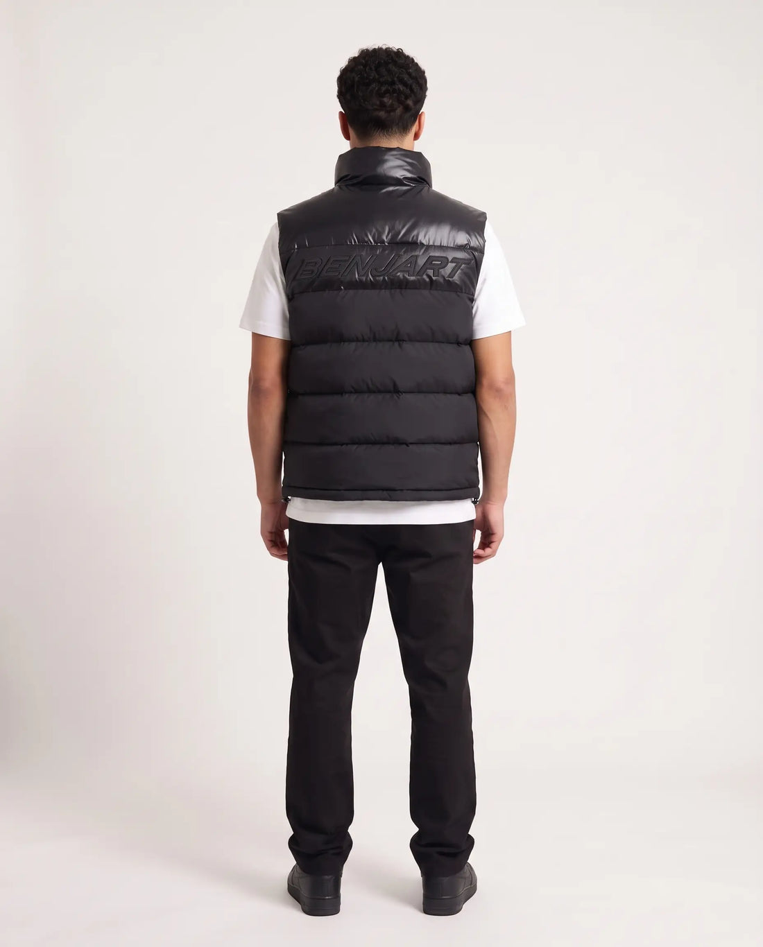 HRH Hooded Gilet - Black/Chrome