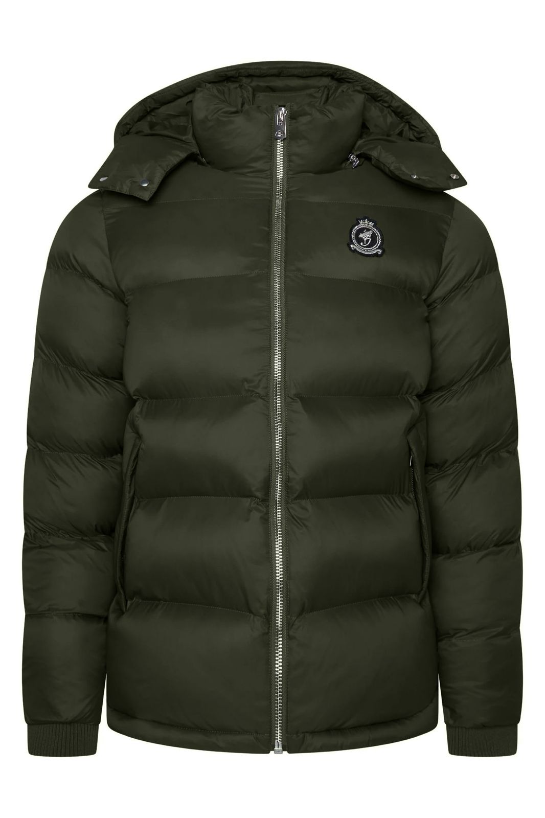 HRH Puffer Chrome Zip - Khaki