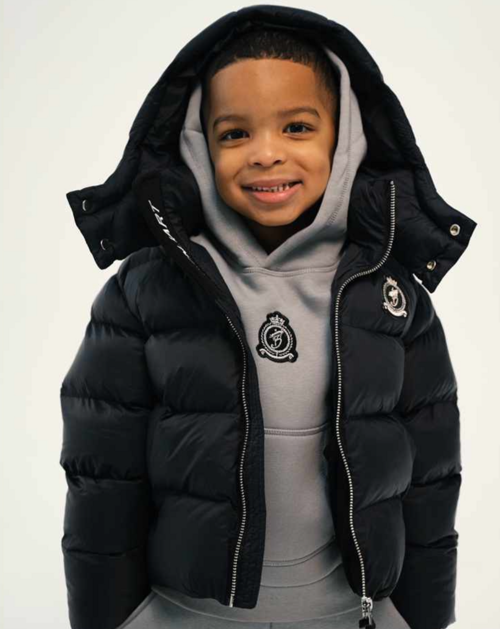 Kids HRH Puffer - Black