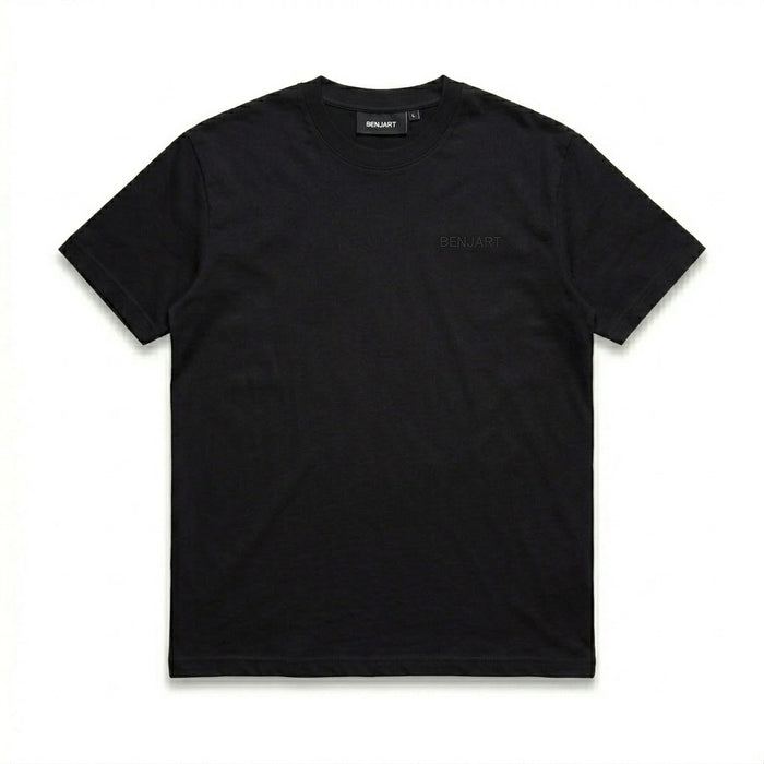 Benjart Blanks T-Shirt in black, front view