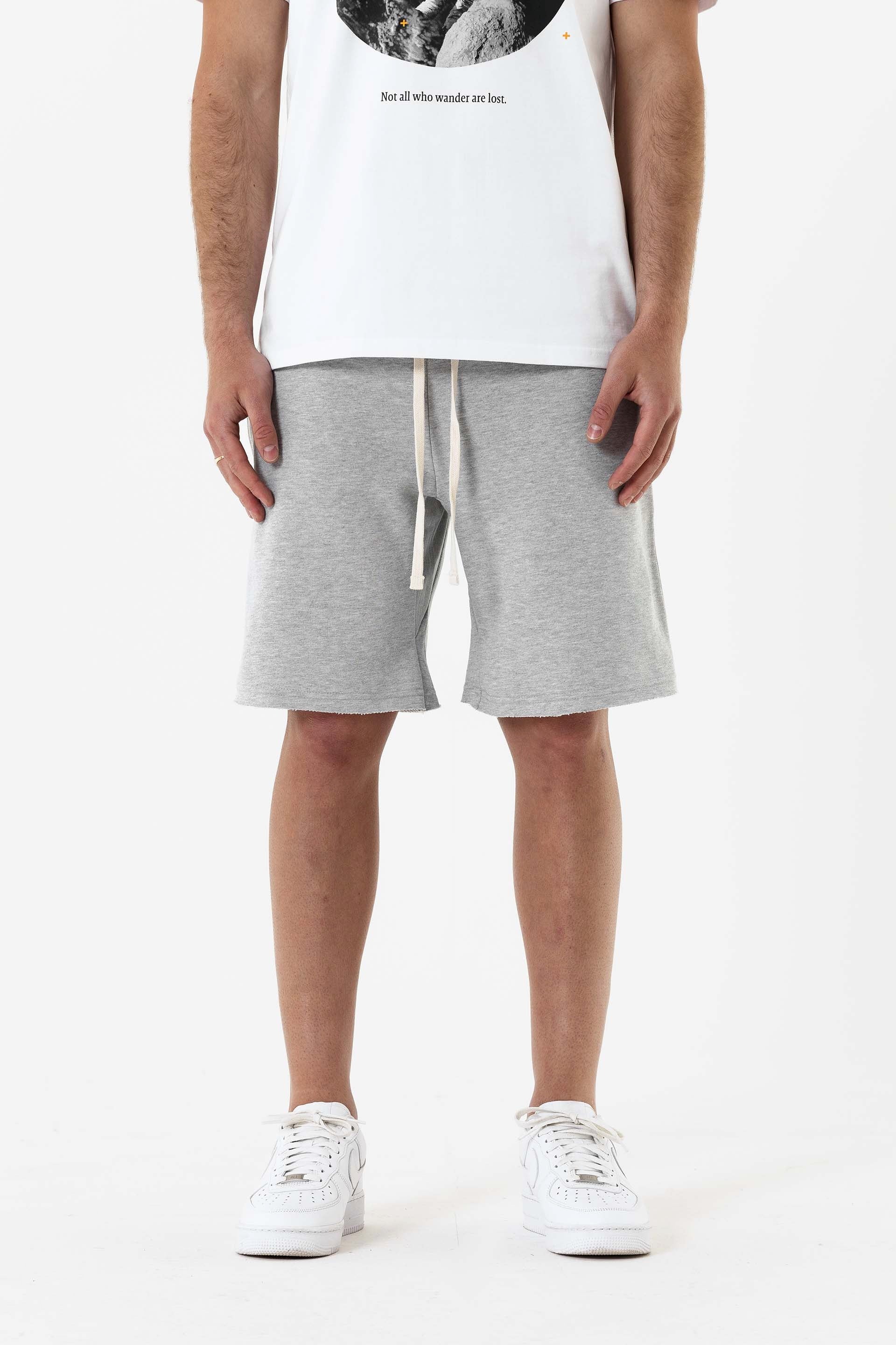 Distressed HRH Shorts - Grey