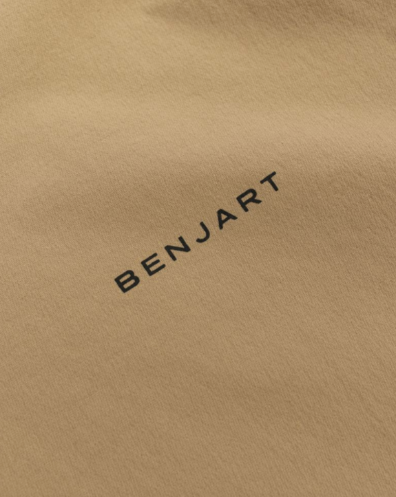 Benjart Nylon Quarter Zip - Sand