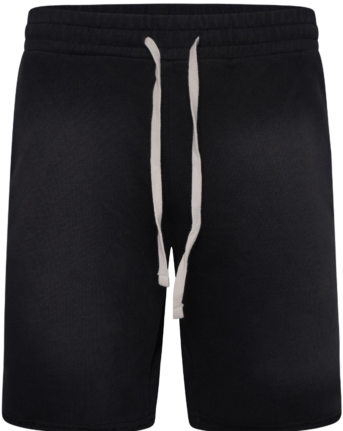 Distressed HRH  Shorts - Black Acid Wash