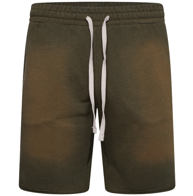 Distressed HRH  Shorts - Green Acid Wash
