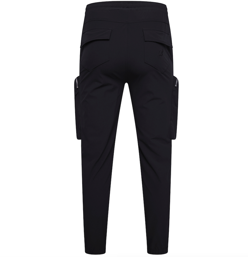 Stretch Curved Zip Nylon Cargo Pant - Black – Benjart Stretch Curved Zip Nylon Cargo Pant - Black – Benjart