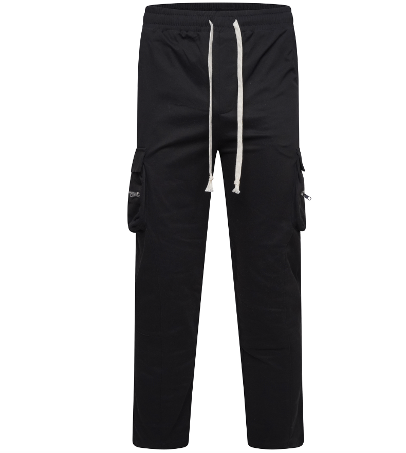 Zip Pocket Combats- Black