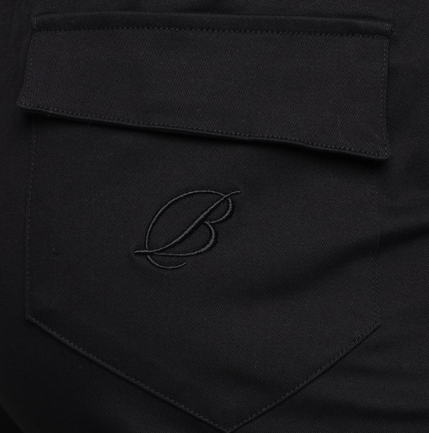 Zip Pocket Combats- Black