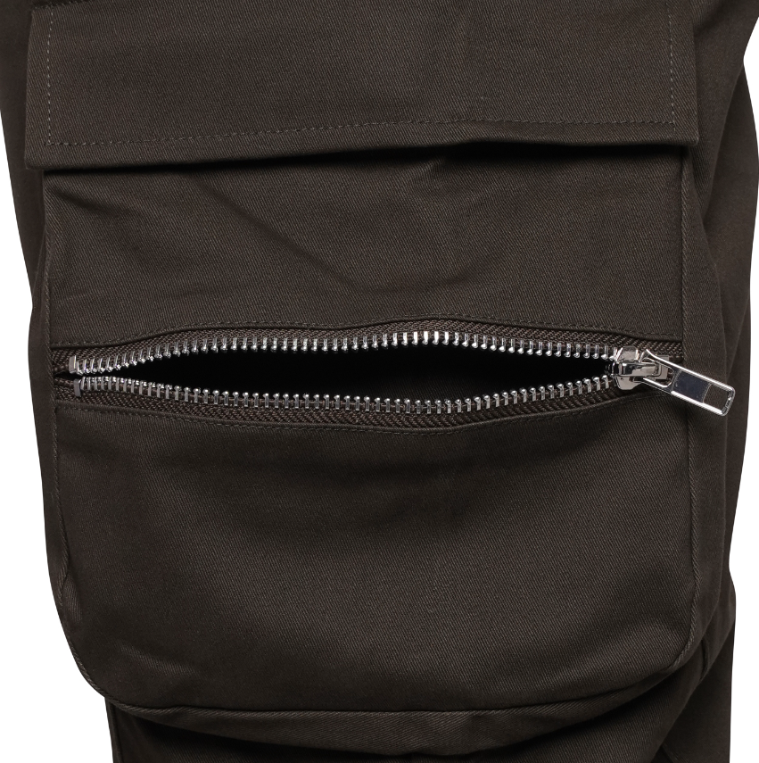 Zip Pocket Combats- Khaki