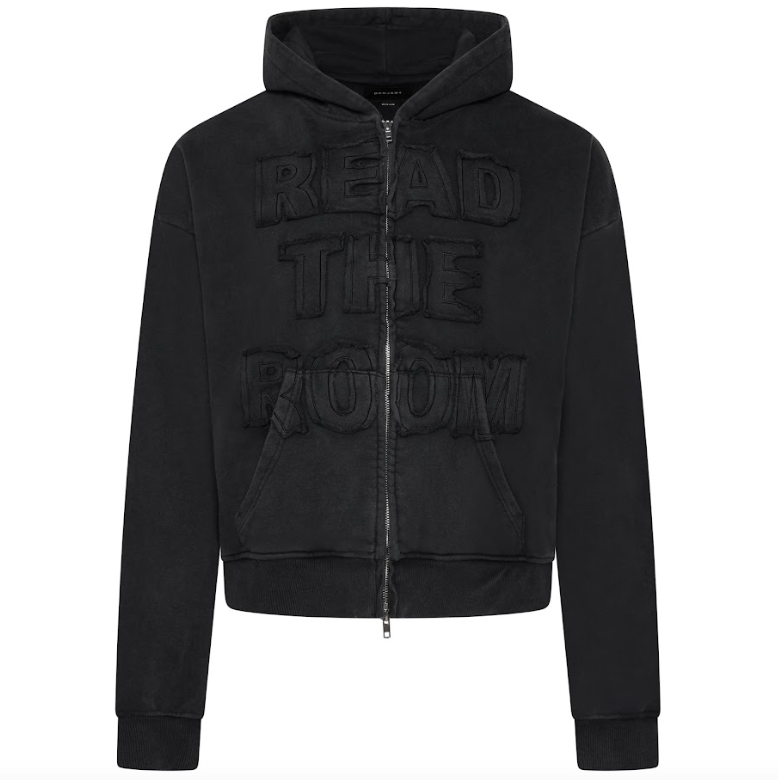 Benjart ' Read the room'  Zip Hood - Black/Black
