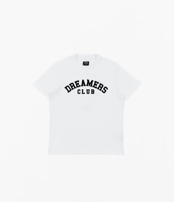 Dreamers Club T-Shirt - White (Big Logo)