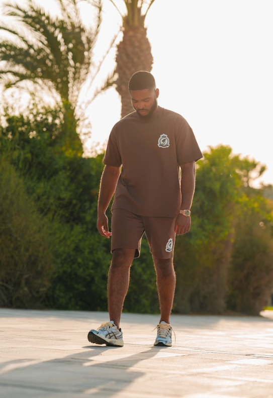 Chenille HRH T-Shirt - Brown