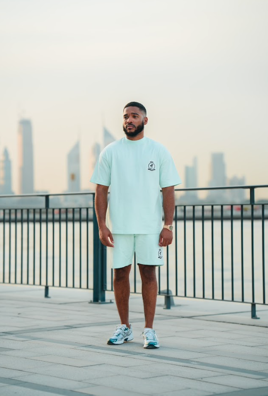 Chenille HRH T-Shirt - Mint Green