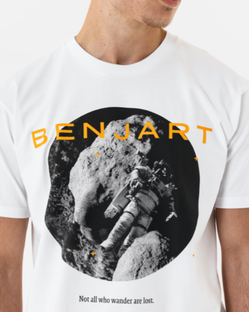 Asteroid Tshirt White Benjart