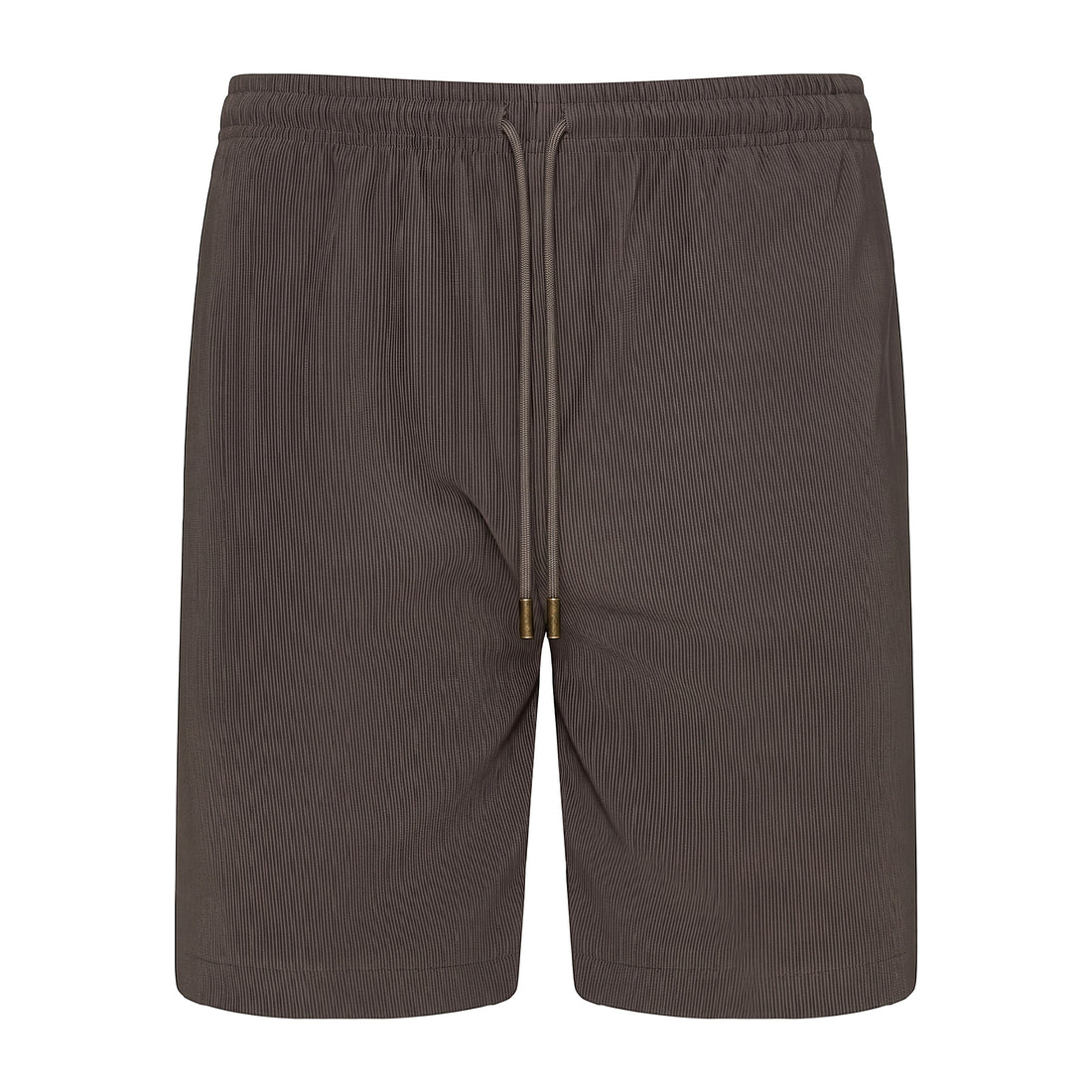 Benjart Resort Shorts in mocha grey, side view