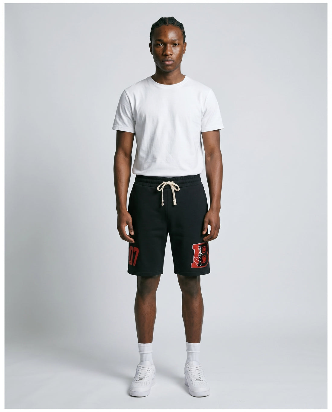 Cursive Shorts - Black