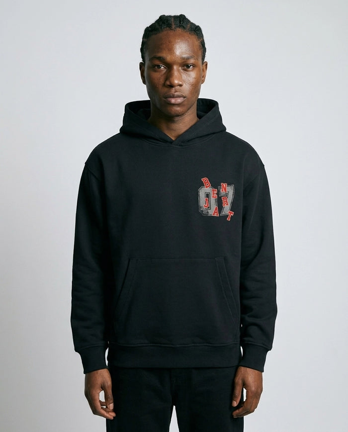 Benjart Scatter Hood in black, front view
