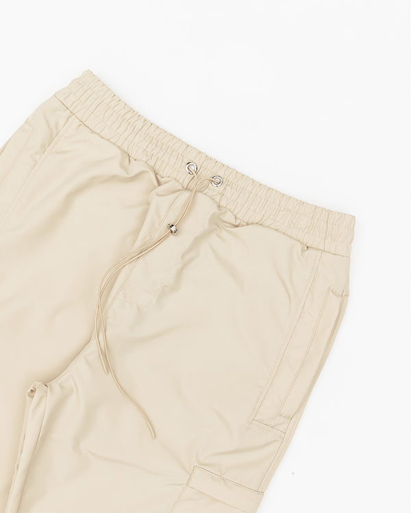Zip Cargo Pant - Cream