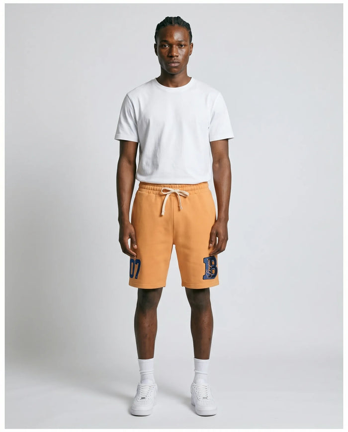 Cursive Shorts - Orange