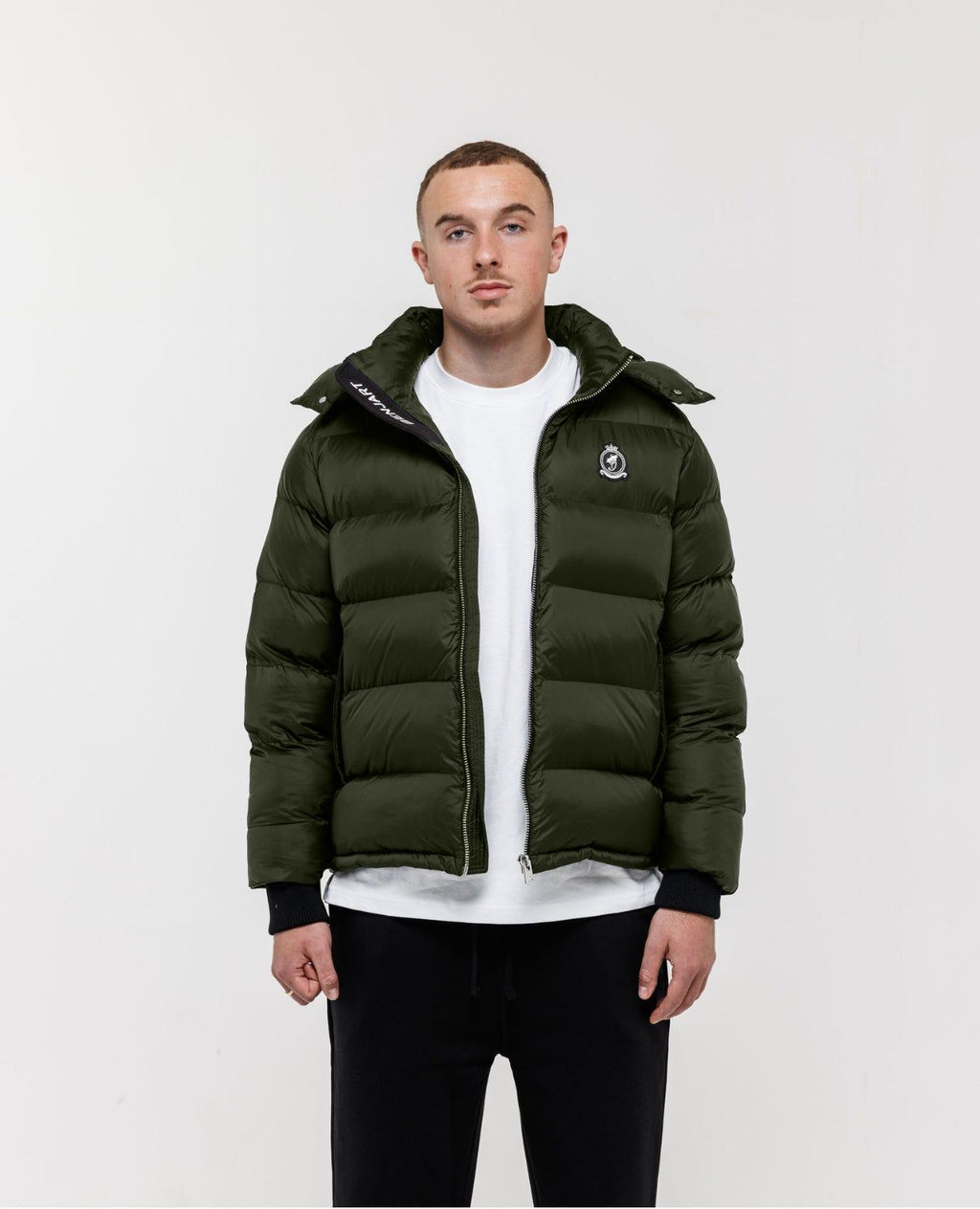 HRH Puffer Chrome Zip - Khaki