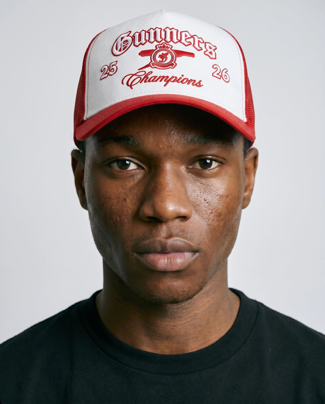 Benjart 25/26 Champions Cap in black, front view