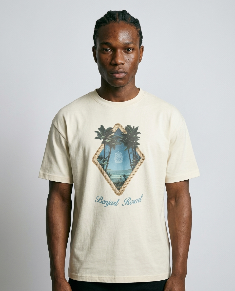 Benjart Resort Tee - Cream