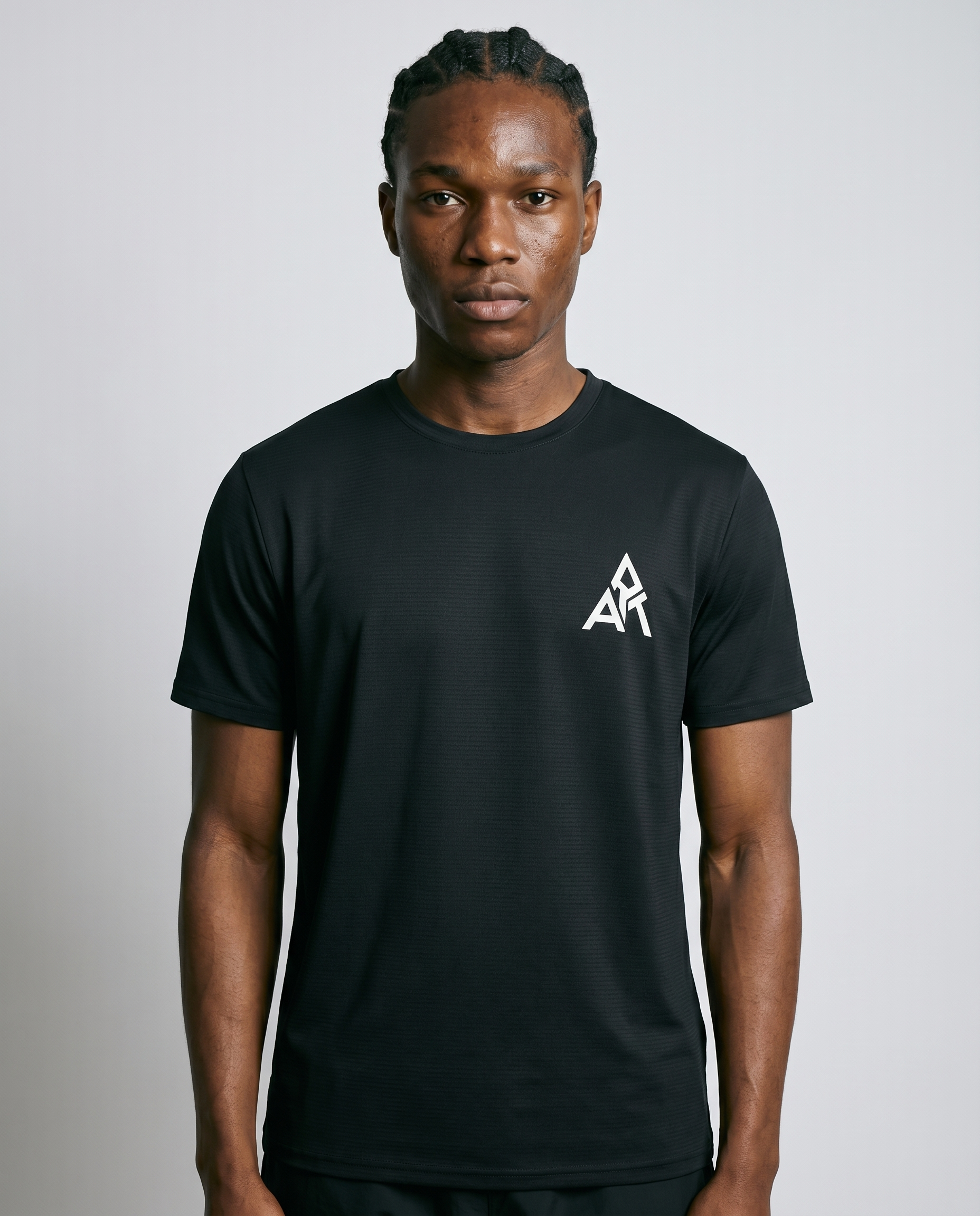 Benjart ART Sport Runner T-Shirt in black, front view