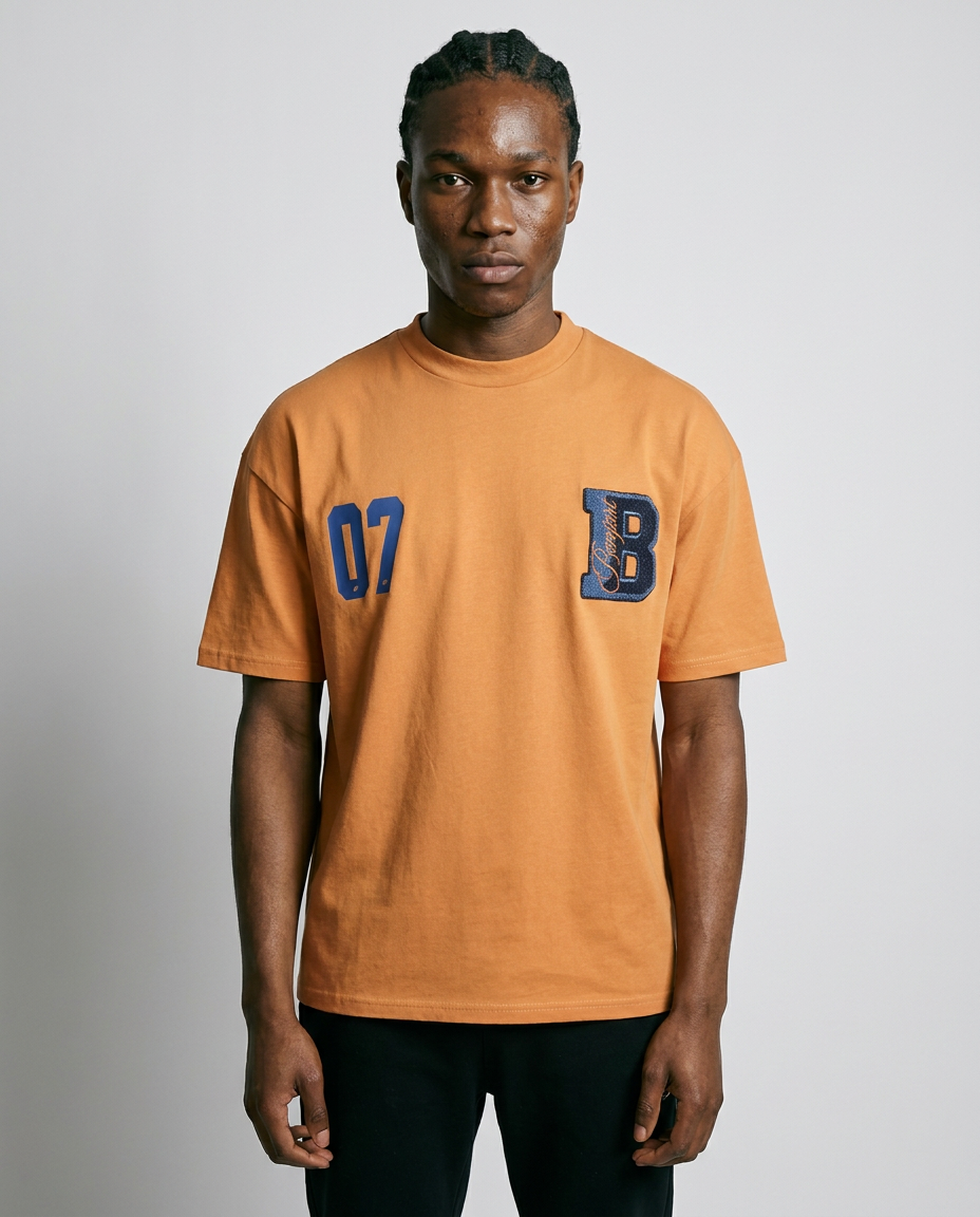 Cursive T-Shirt - Orange
