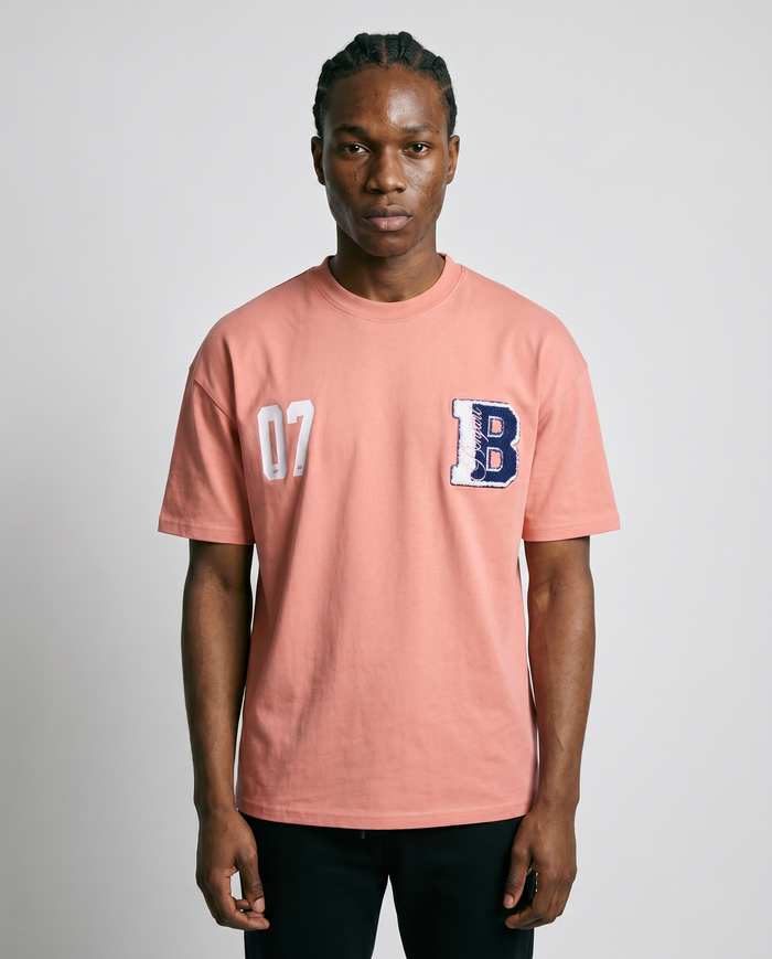 Cursive T-Shirt - Salmon