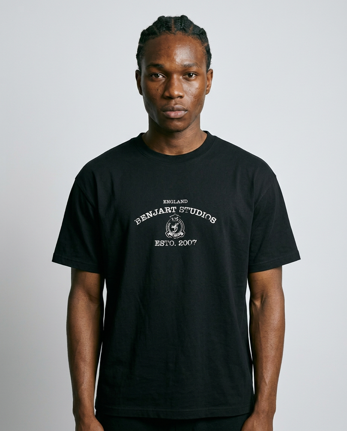 Benjart Studios T-Shirt in black, front view