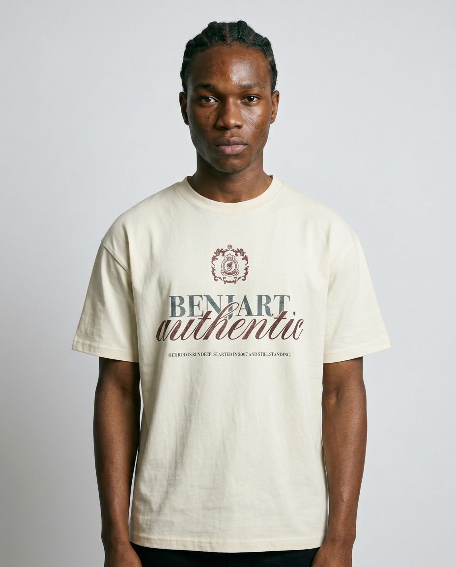 Benjart Authentic Roots Tee - Cream