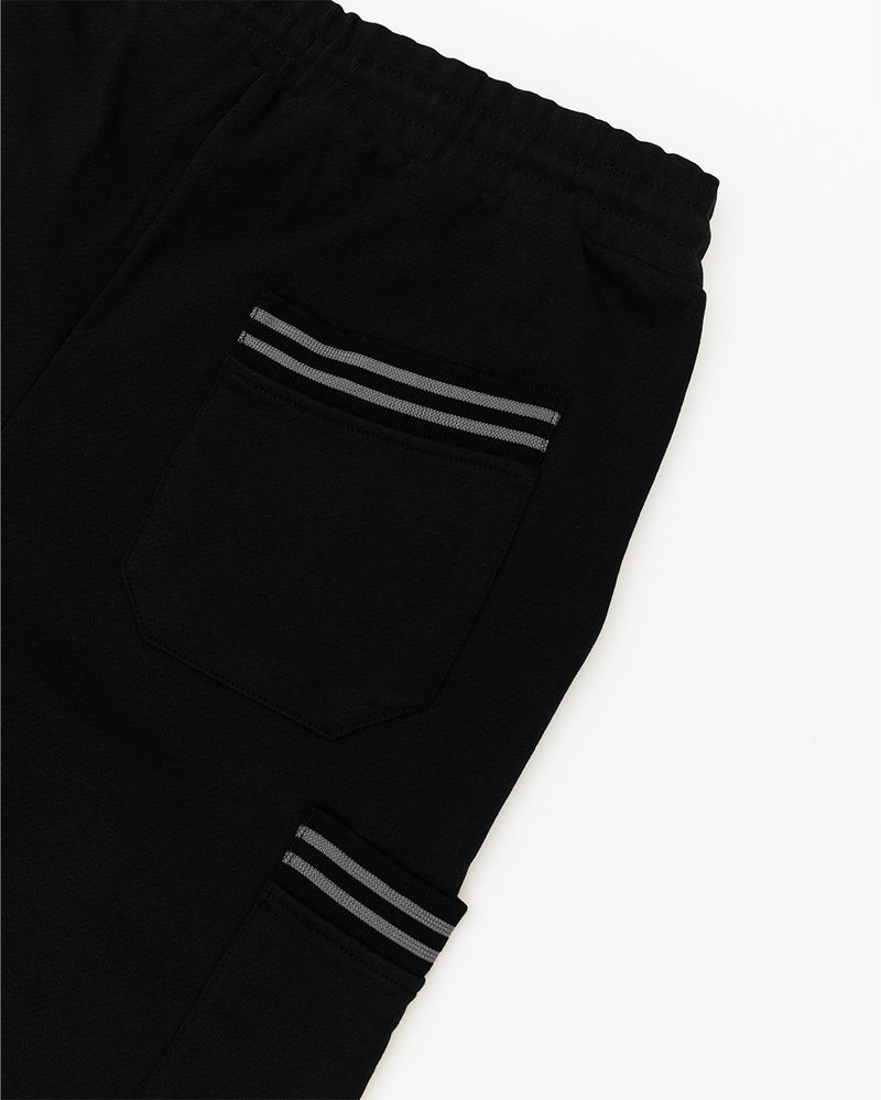 Cursive Joggers - Black