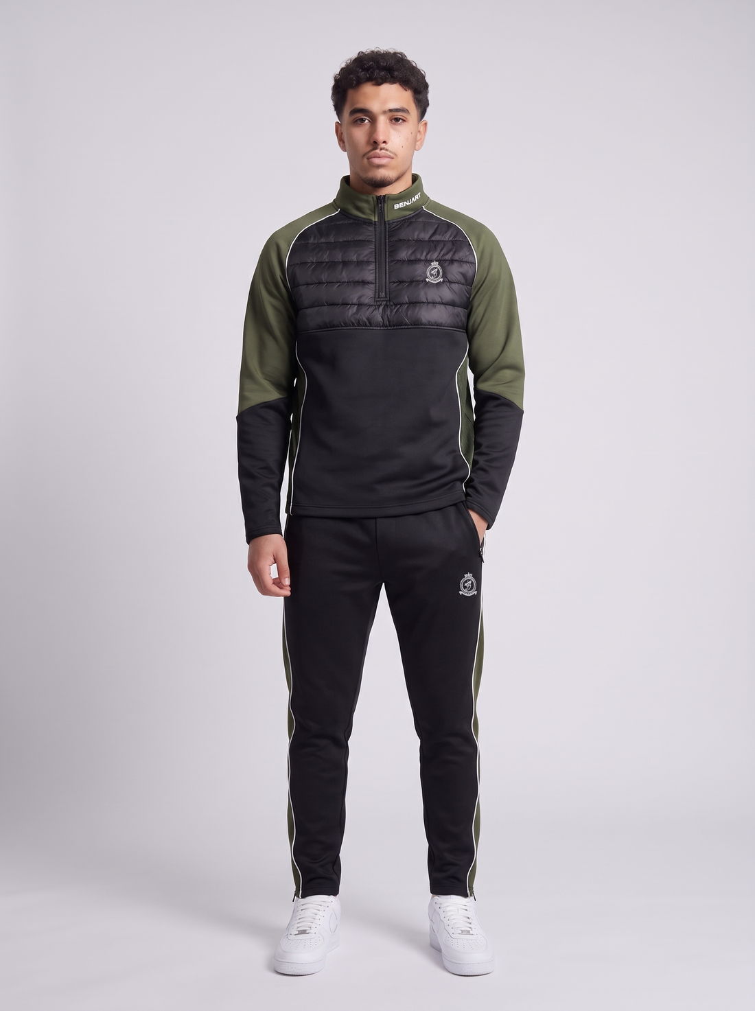 Benjart 26/27 Training Jogger - Khaki/Black