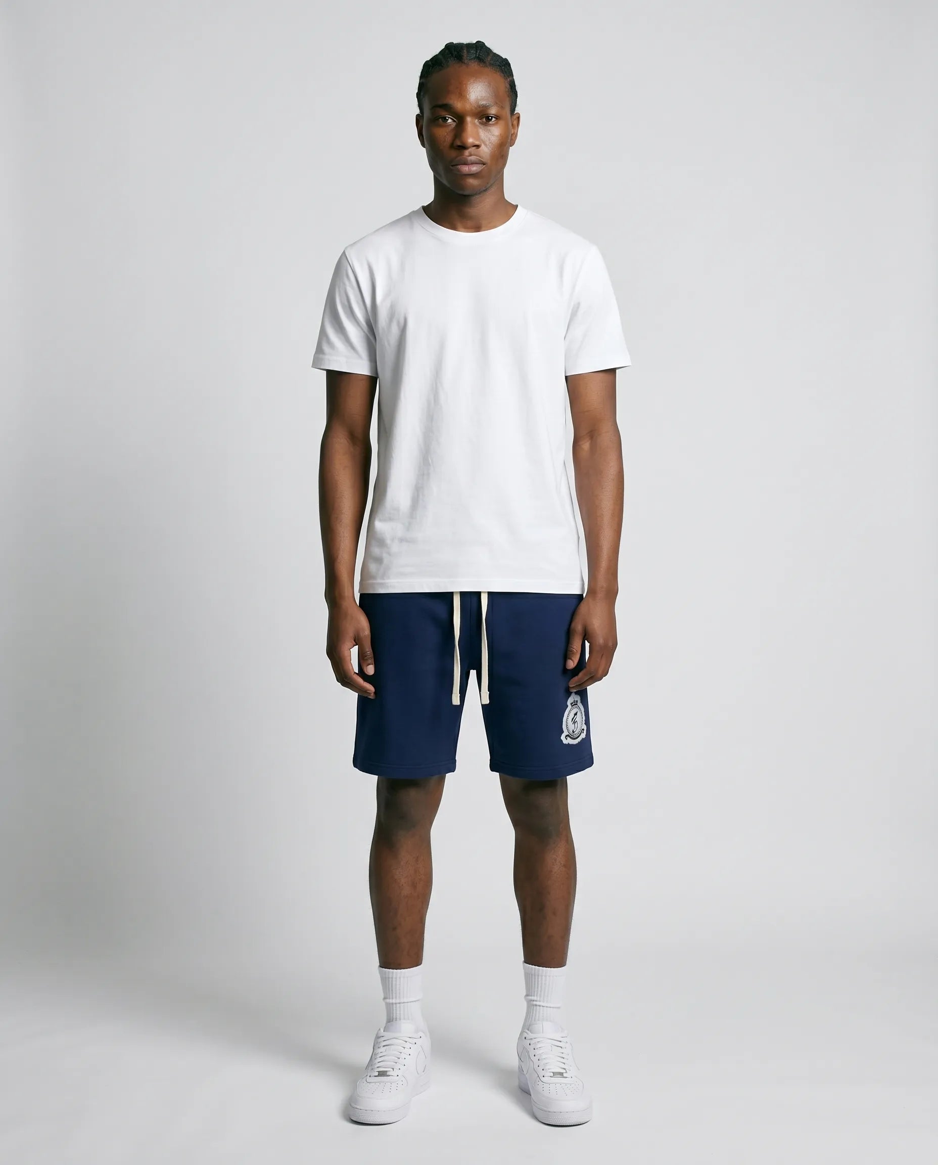 HRH Chenille Shorts - Navy