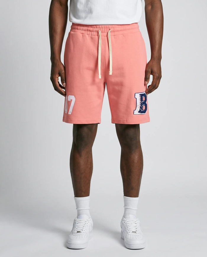Cursive Shorts - Salmon