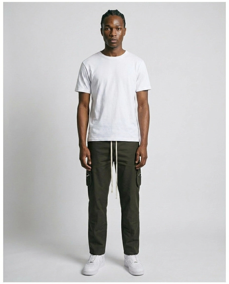 Zip Pocket Combats- Khaki