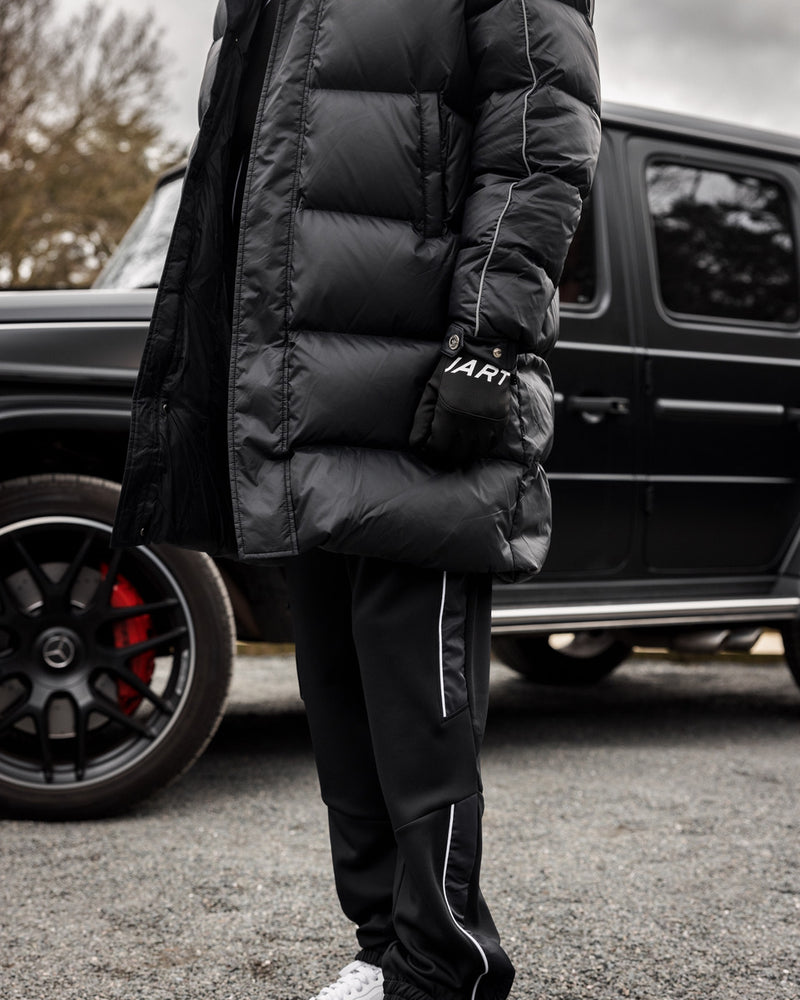 HRH Longline Puffer - Black