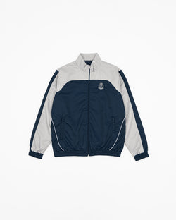 Rubber Stamped HRH Jacket - Navy/Grey
