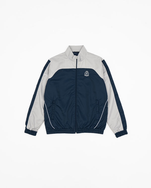 Rubber Stamped HRH Jacket - Navy/Grey