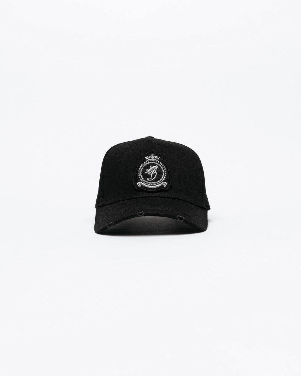 Benjart HRH Chrome Cap in black, side view
