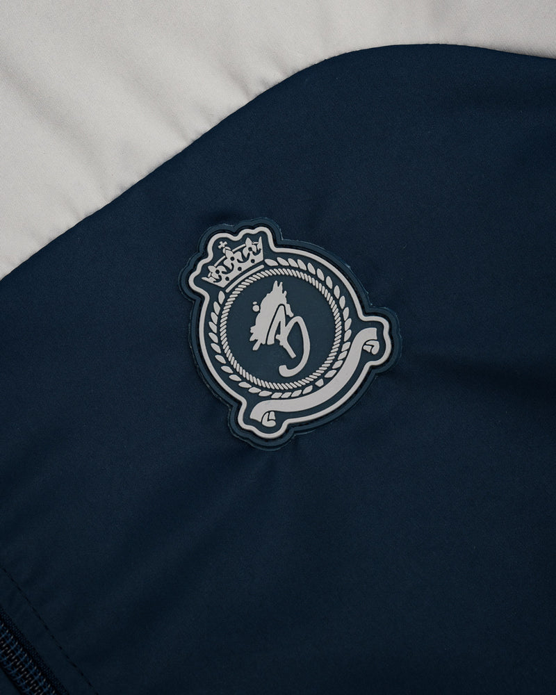 Rubber Stamped HRH Jacket - Navy/Grey