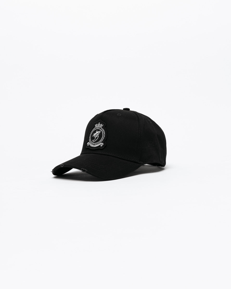 HRH Chrome Cap - Black