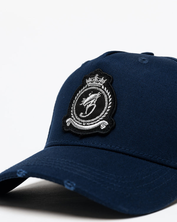 Chrome HRH Cap - Navy