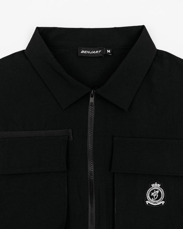 HRH Shirt Jacket - Black