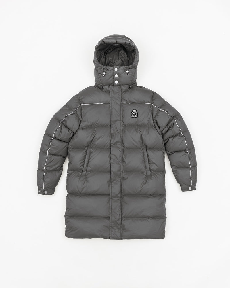 HRH Longline Puffer - Grey