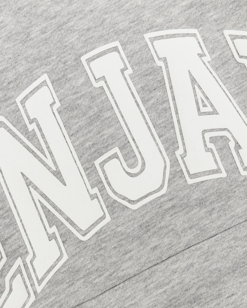 Varsity Arch Hoodie - Melange Grey